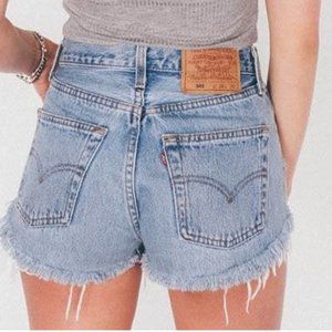 Vintage Levi High Waisted Shorts